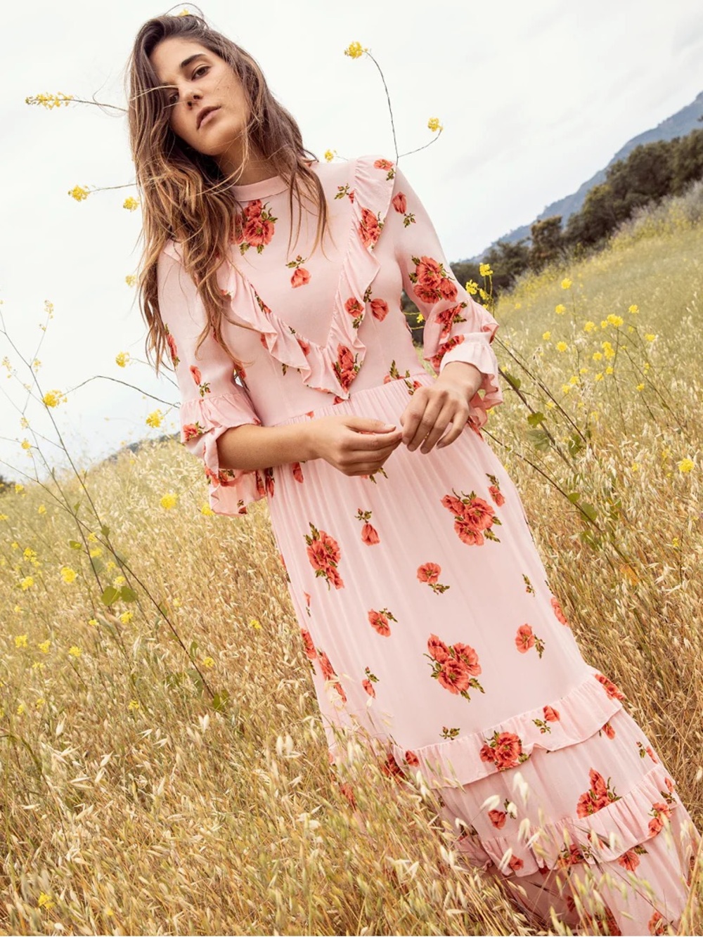 CHRISTY DAWN BIJOU DRESS IN BLUSH PANSY S